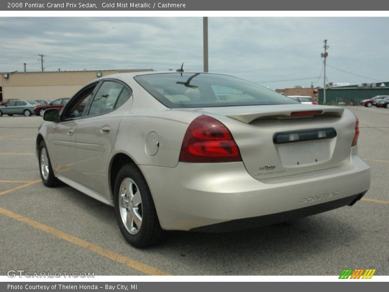 Gold Mist Metallic / Cashmere 2008 Pontiac Grand Prix Sedan