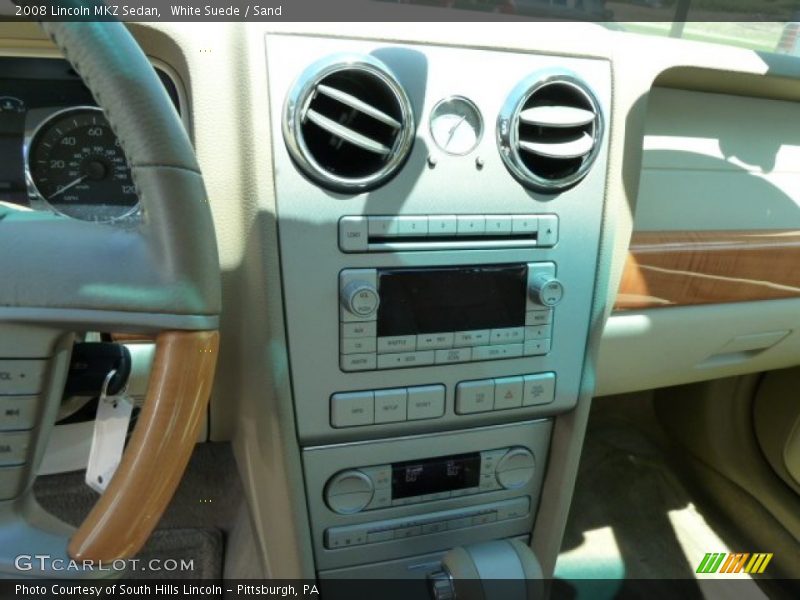 White Suede / Sand 2008 Lincoln MKZ Sedan