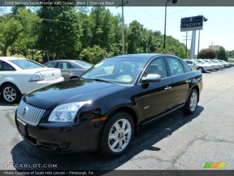 Black / Charcoal Black 2008 Mercury Sable Premier AWD Sedan