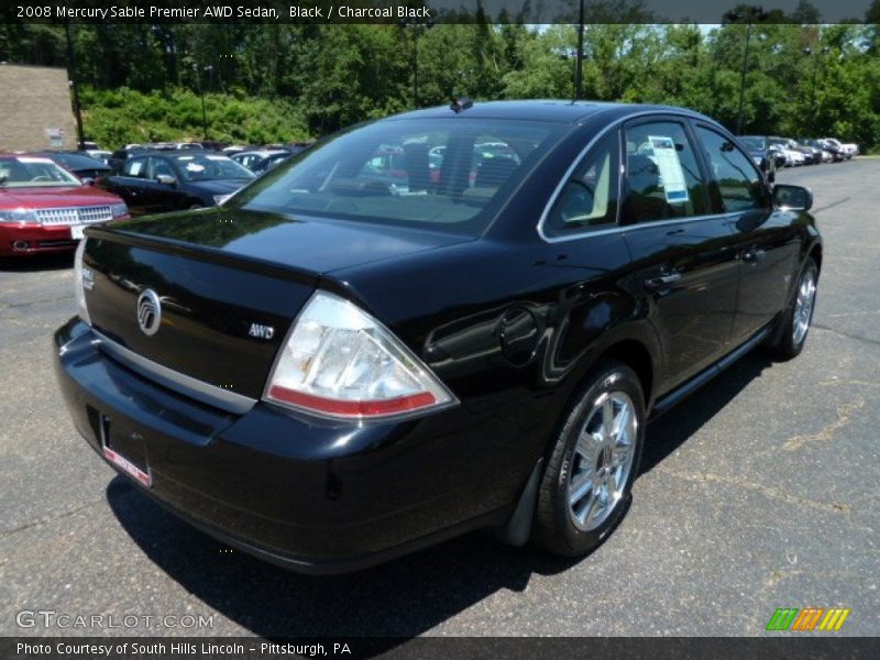 Black / Charcoal Black 2008 Mercury Sable Premier AWD Sedan