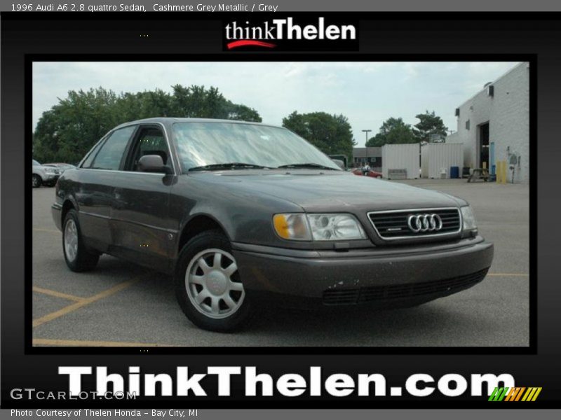 Cashmere Grey Metallic / Grey 1996 Audi A6 2.8 quattro Sedan