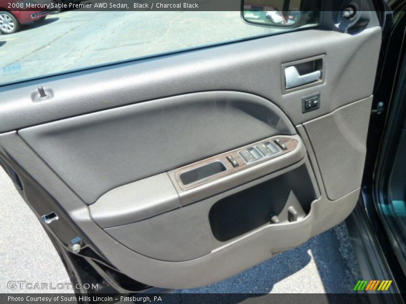 Black / Charcoal Black 2008 Mercury Sable Premier AWD Sedan