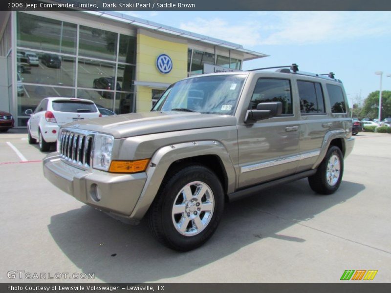Dark Khaki Pearl / Saddle Brown 2006 Jeep Commander Limited