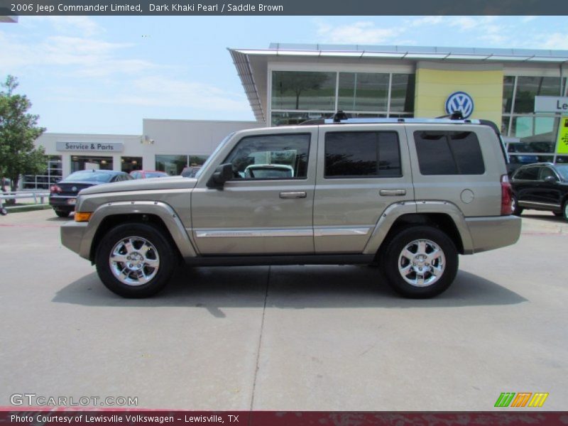Dark Khaki Pearl / Saddle Brown 2006 Jeep Commander Limited