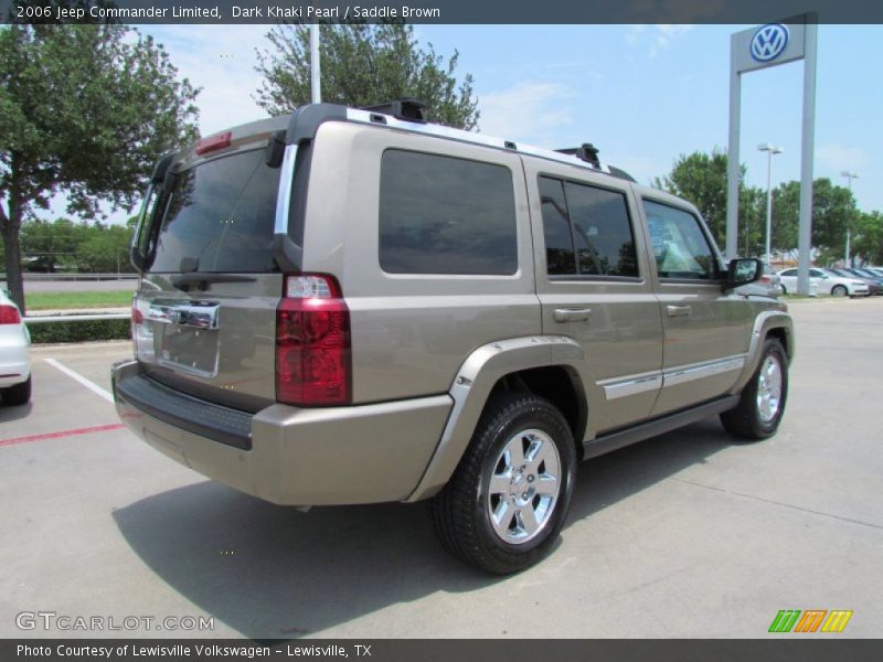 Dark Khaki Pearl / Saddle Brown 2006 Jeep Commander Limited