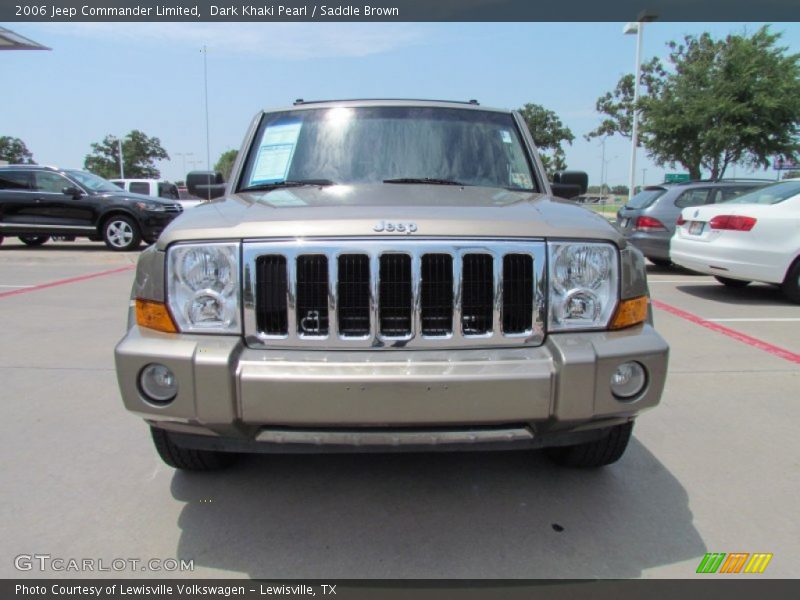 Dark Khaki Pearl / Saddle Brown 2006 Jeep Commander Limited