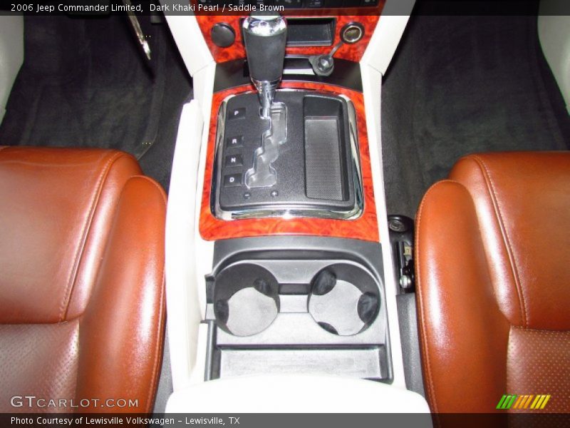 Dark Khaki Pearl / Saddle Brown 2006 Jeep Commander Limited