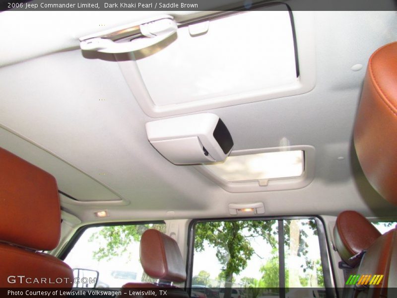 Dark Khaki Pearl / Saddle Brown 2006 Jeep Commander Limited