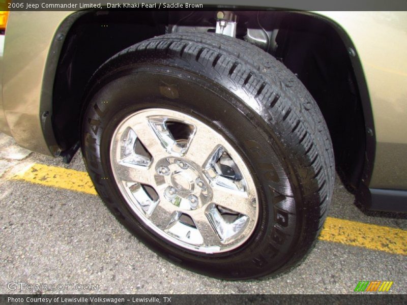 Dark Khaki Pearl / Saddle Brown 2006 Jeep Commander Limited