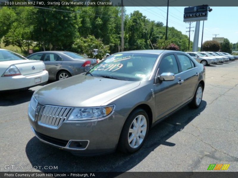 Sterling Gray Metallic / Dark Charcoal 2010 Lincoln MKZ FWD