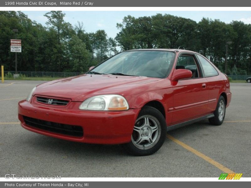 Front 3/4 View of 1998 Civic EX Coupe