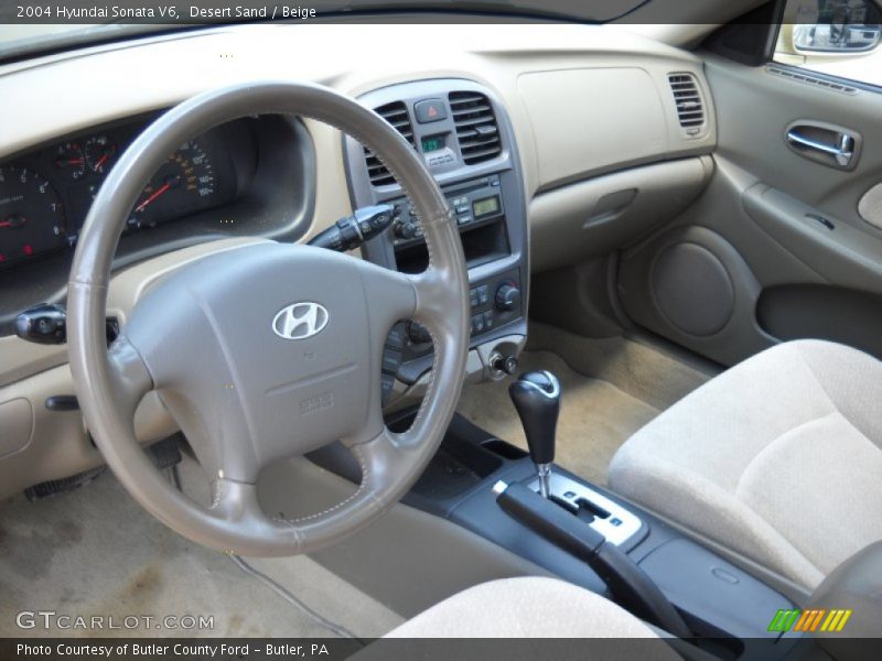  2004 Sonata V6 Beige Interior