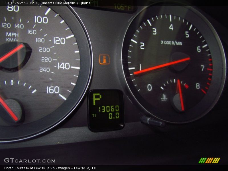 Barents Blue Metallic / Quartz 2010 Volvo S40 2.4i