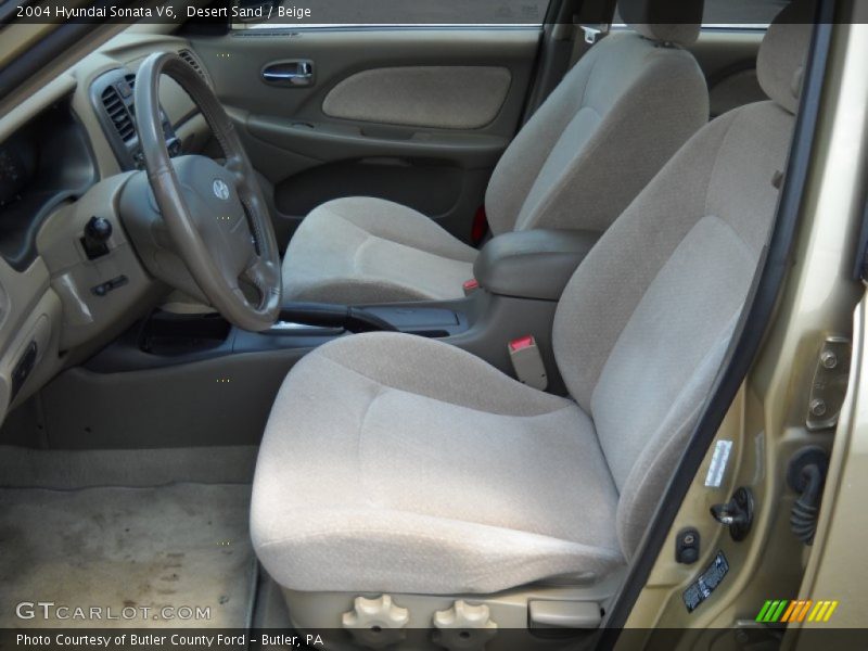  2004 Sonata V6 Beige Interior