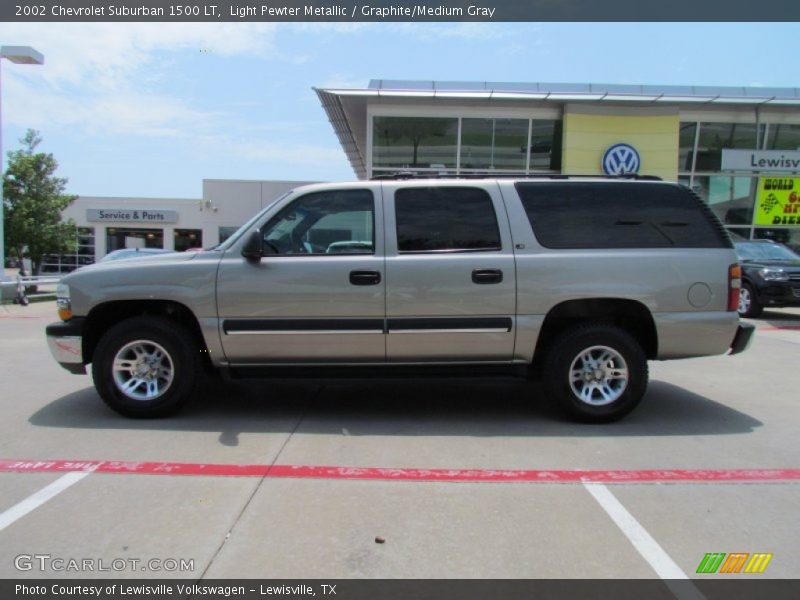 Light Pewter Metallic / Graphite/Medium Gray 2002 Chevrolet Suburban 1500 LT