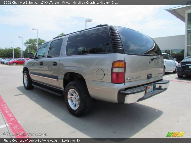Light Pewter Metallic / Graphite/Medium Gray 2002 Chevrolet Suburban 1500 LT