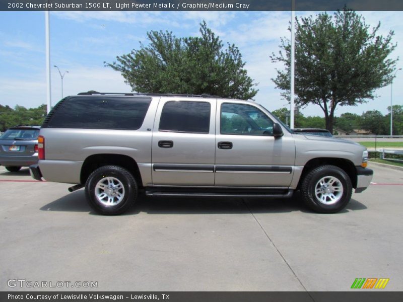 Light Pewter Metallic / Graphite/Medium Gray 2002 Chevrolet Suburban 1500 LT