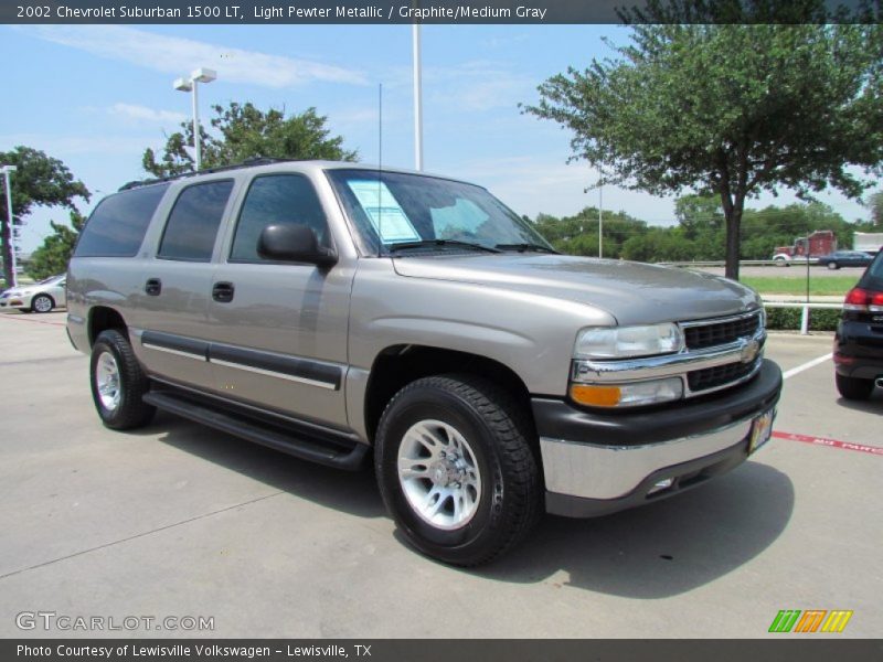 Light Pewter Metallic / Graphite/Medium Gray 2002 Chevrolet Suburban 1500 LT