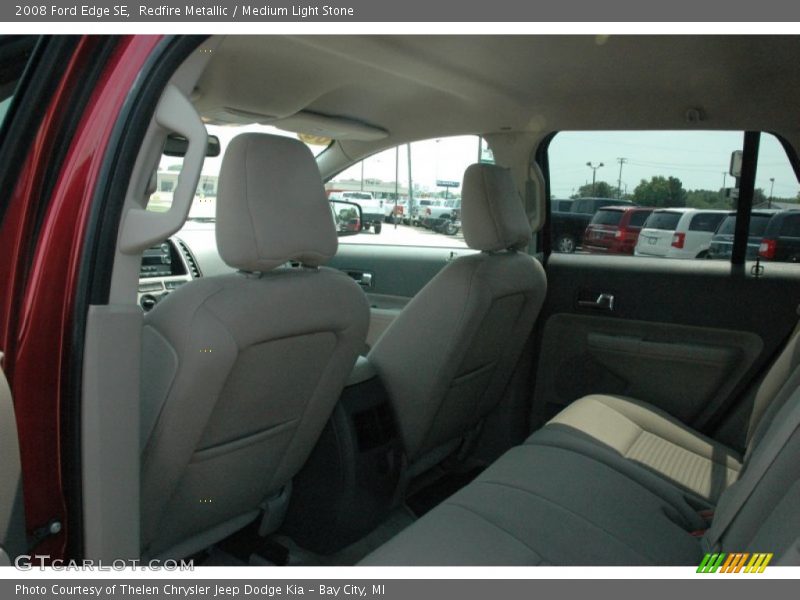 Redfire Metallic / Medium Light Stone 2008 Ford Edge SE