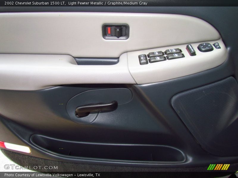 Light Pewter Metallic / Graphite/Medium Gray 2002 Chevrolet Suburban 1500 LT