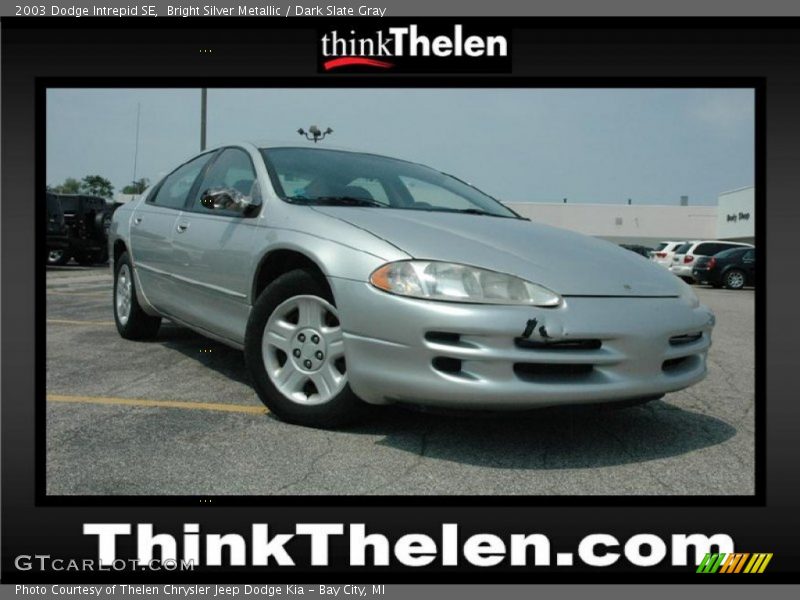Bright Silver Metallic / Dark Slate Gray 2003 Dodge Intrepid SE