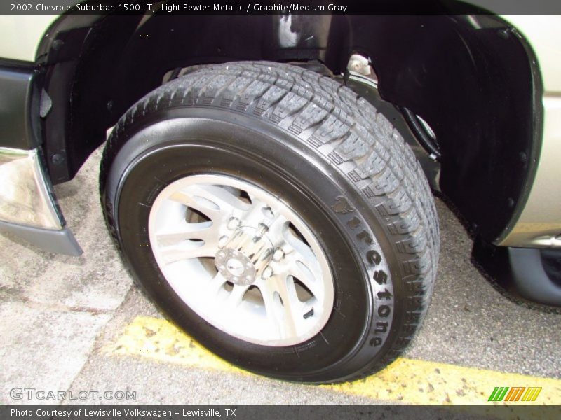 Light Pewter Metallic / Graphite/Medium Gray 2002 Chevrolet Suburban 1500 LT