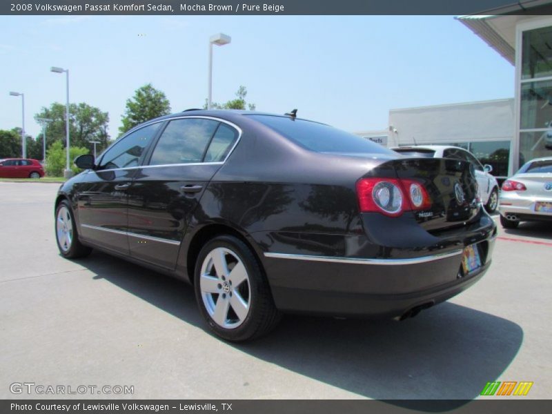 Mocha Brown / Pure Beige 2008 Volkswagen Passat Komfort Sedan