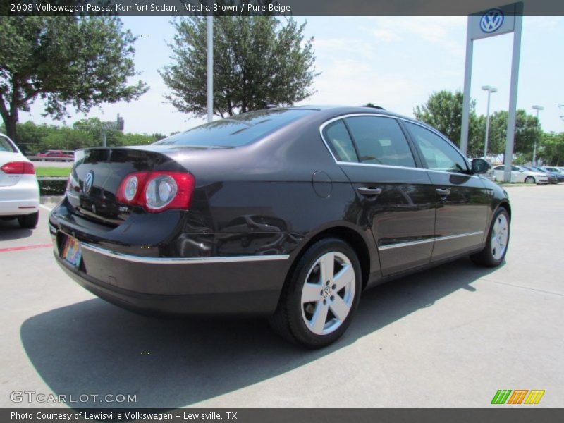 Mocha Brown / Pure Beige 2008 Volkswagen Passat Komfort Sedan