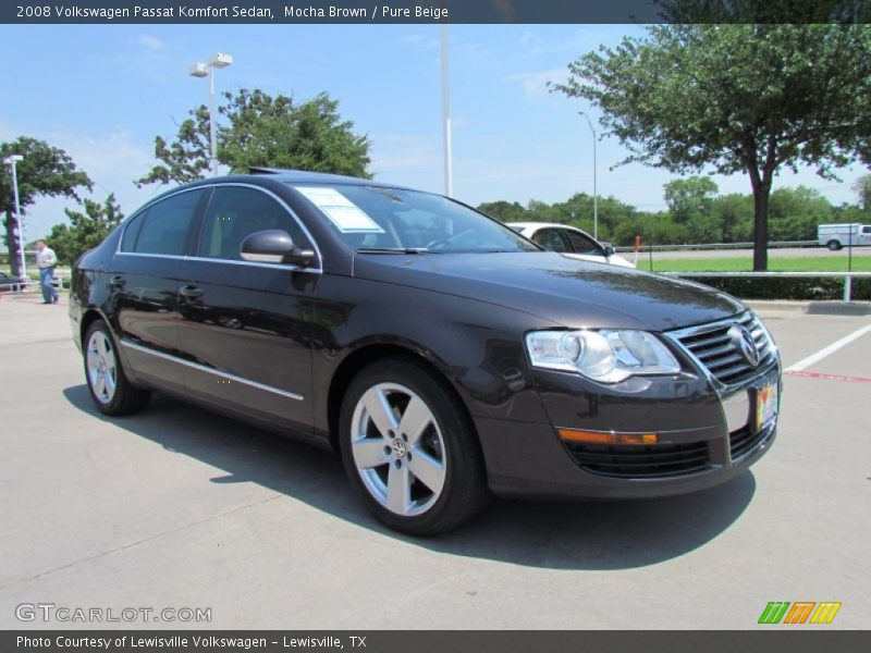 Mocha Brown / Pure Beige 2008 Volkswagen Passat Komfort Sedan