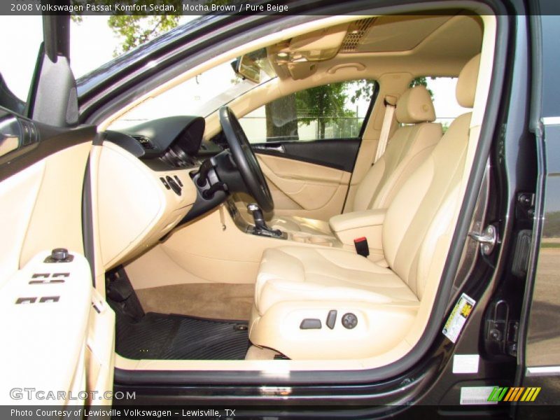 Mocha Brown / Pure Beige 2008 Volkswagen Passat Komfort Sedan