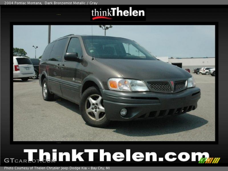 Dark Bronzemist Metallic / Gray 2004 Pontiac Montana