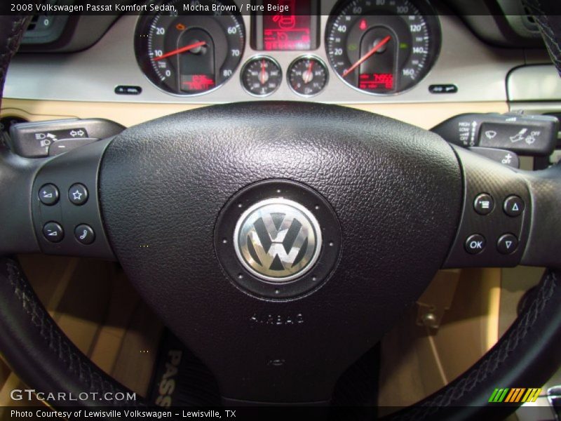 Mocha Brown / Pure Beige 2008 Volkswagen Passat Komfort Sedan