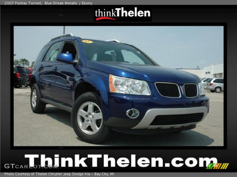 Blue Streak Metallic / Ebony 2007 Pontiac Torrent
