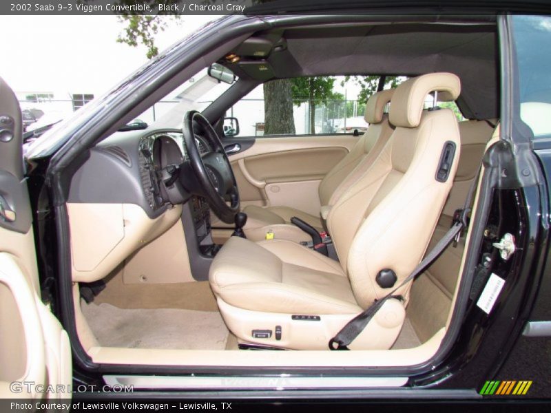  2002 9-3 Viggen Convertible Charcoal Gray Interior