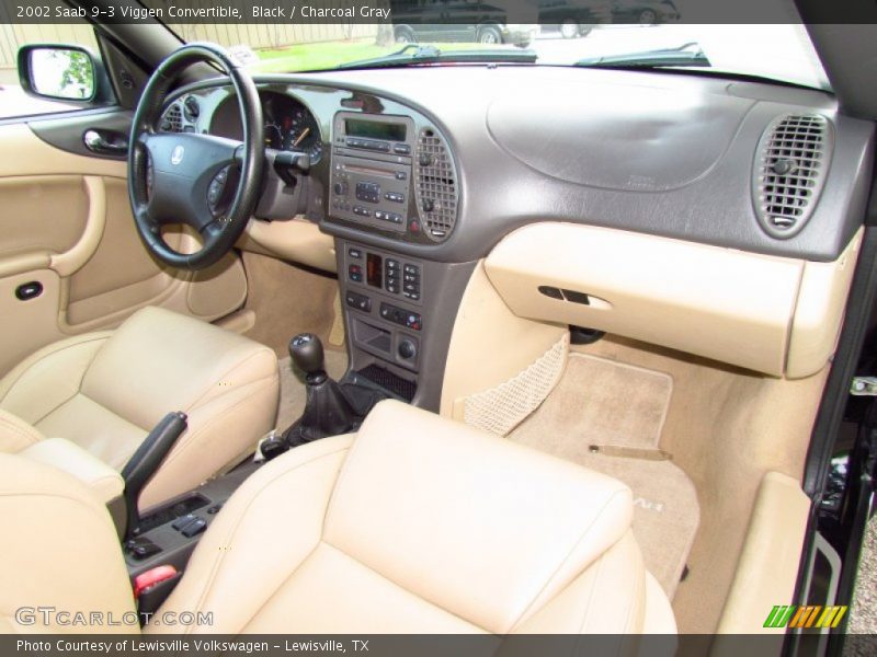  2002 9-3 Viggen Convertible Charcoal Gray Interior