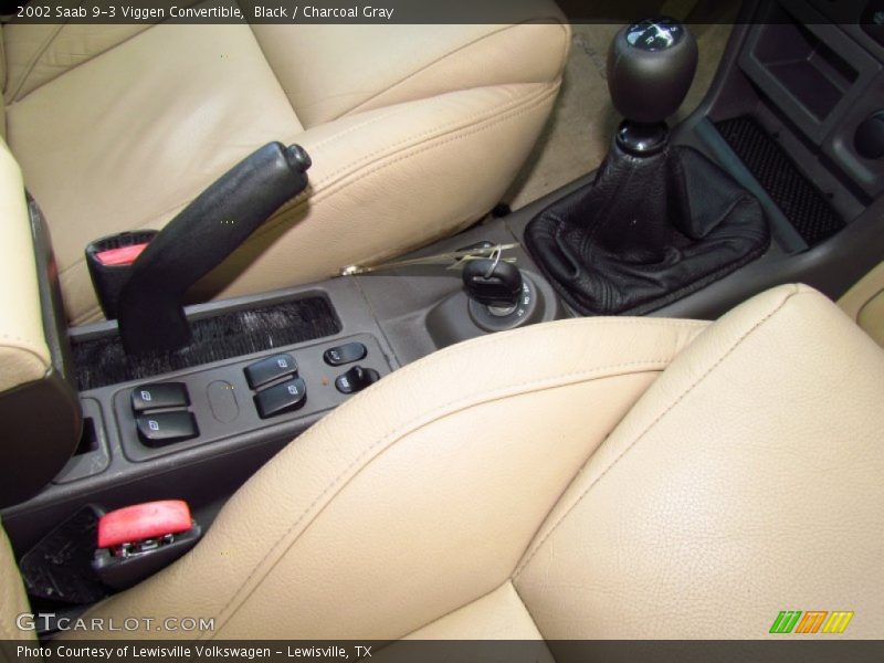 Black / Charcoal Gray 2002 Saab 9-3 Viggen Convertible