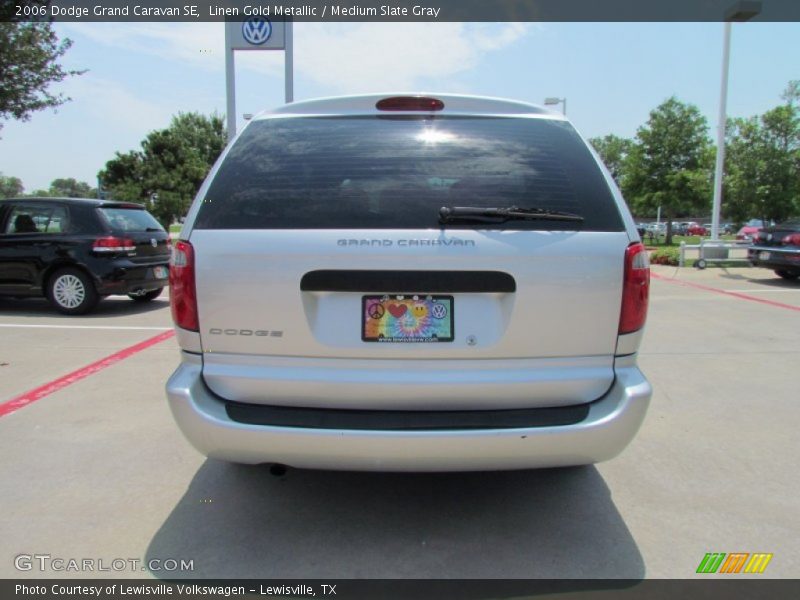 Linen Gold Metallic / Medium Slate Gray 2006 Dodge Grand Caravan SE