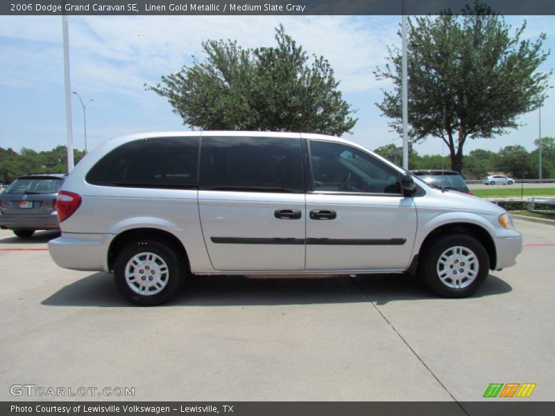 Linen Gold Metallic / Medium Slate Gray 2006 Dodge Grand Caravan SE