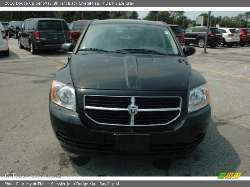 Brilliant Black Crystal Pearl / Dark Slate Gray 2010 Dodge Caliber SXT