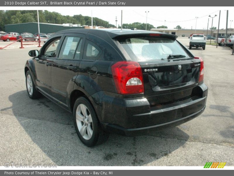 Brilliant Black Crystal Pearl / Dark Slate Gray 2010 Dodge Caliber SXT