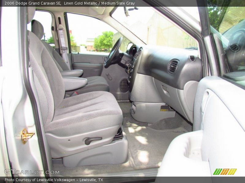 Linen Gold Metallic / Medium Slate Gray 2006 Dodge Grand Caravan SE