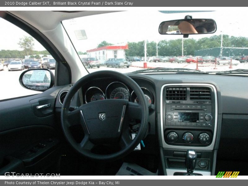 Brilliant Black Crystal Pearl / Dark Slate Gray 2010 Dodge Caliber SXT