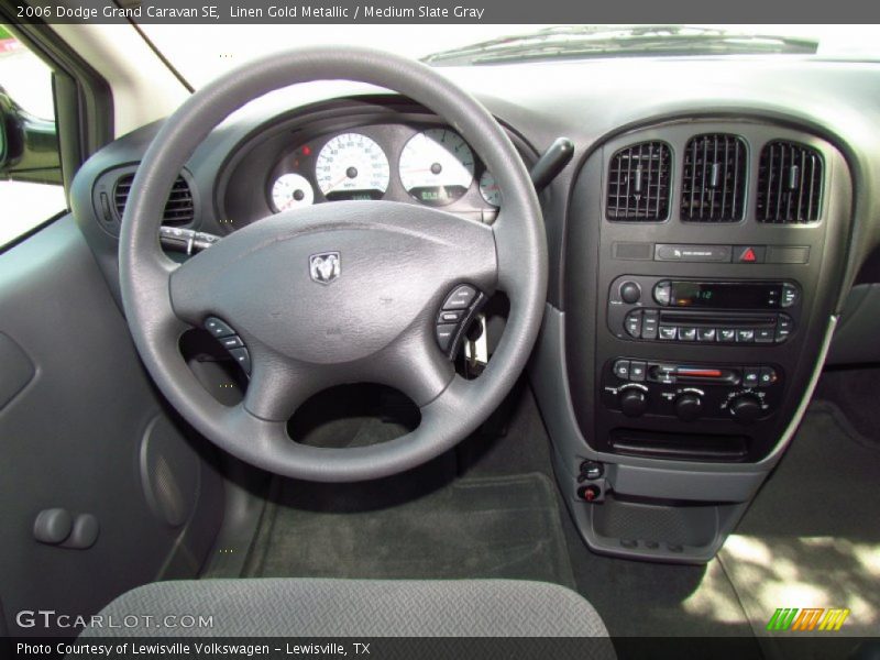 Linen Gold Metallic / Medium Slate Gray 2006 Dodge Grand Caravan SE