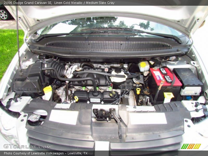 Linen Gold Metallic / Medium Slate Gray 2006 Dodge Grand Caravan SE