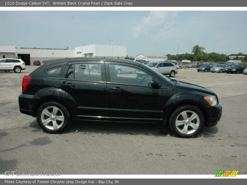 Brilliant Black Crystal Pearl / Dark Slate Gray 2010 Dodge Caliber SXT