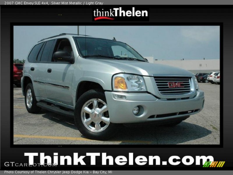 Silver Mist Metallic / Light Gray 2007 GMC Envoy SLE 4x4