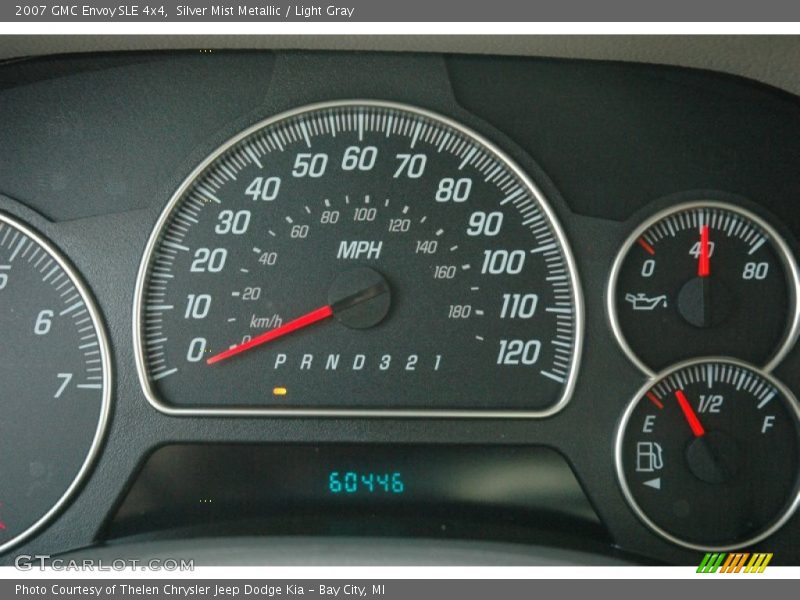 Silver Mist Metallic / Light Gray 2007 GMC Envoy SLE 4x4