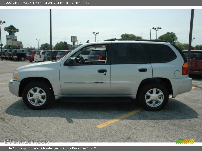 Silver Mist Metallic / Light Gray 2007 GMC Envoy SLE 4x4