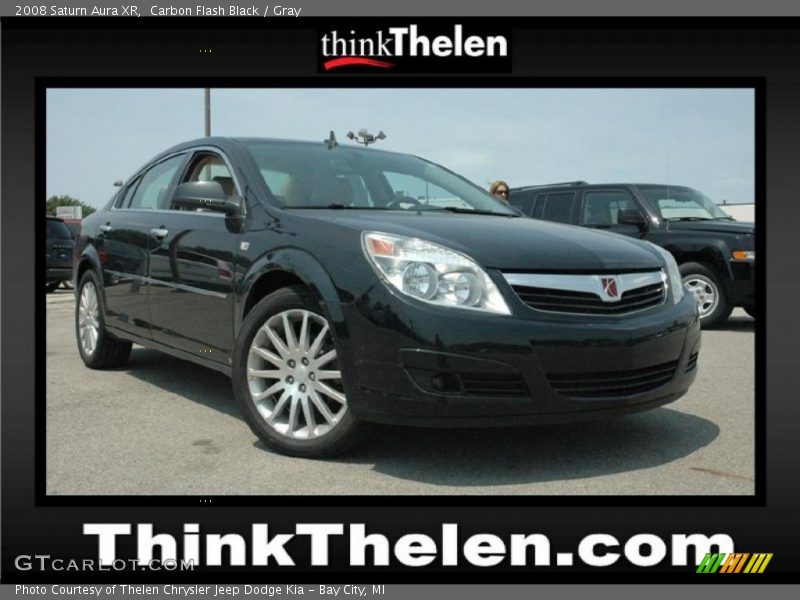 Carbon Flash Black / Gray 2008 Saturn Aura XR