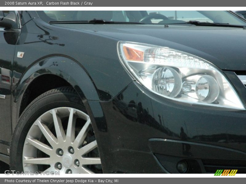 Carbon Flash Black / Gray 2008 Saturn Aura XR